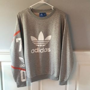 adidas originals trefoil pull over